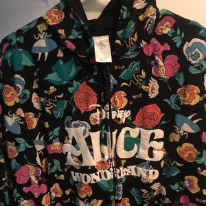 Disney- Alice and Wonder Land Zip up Sweater
